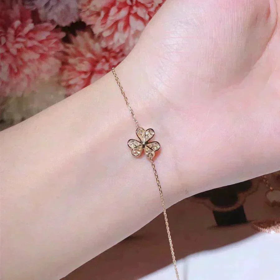 [⭐⭐JeweliWhal]FRIVOLE GOLD FLOWER DIAMOND BRACELET