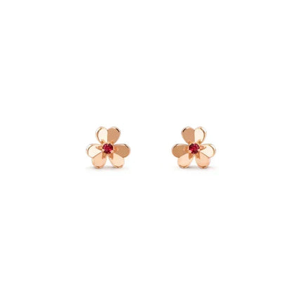 [⭐⭐JeweliWhal]FRIVOLE BLUMEN-OHRRINGE ROSA