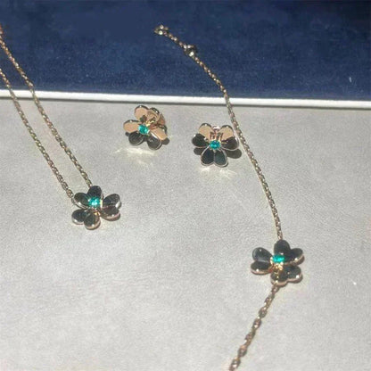 [⭐⭐JeweliWhal]FRIVOLE  FLOWER MALACHITE EARRINGS