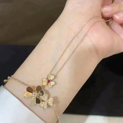[⭐⭐JeweliWhal]FRIVOLE GOLD FLOWER NECKLACE