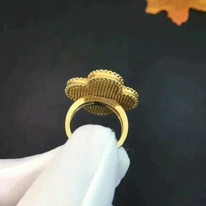[⭐⭐JeweliWhal]CLOVER MALACHITE RING