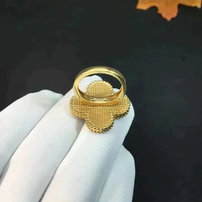 [⭐⭐JeweliWhal]CLOVER MALACHITE RING