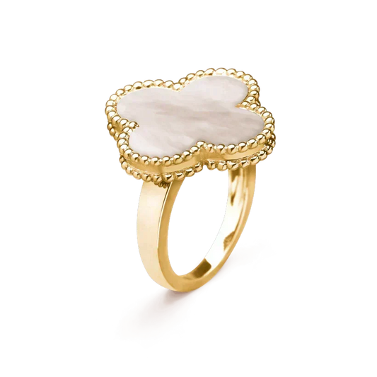 [⭐⭐JeweliWhal]CLOVER WHITE MOP RING