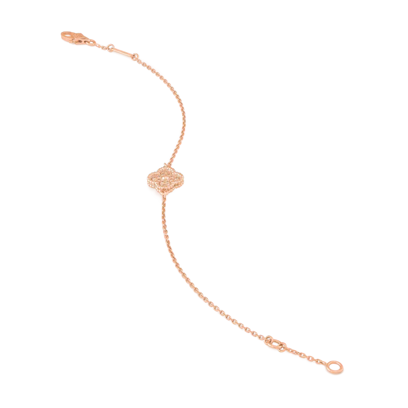 [⭐⭐JeweliWhal]KLEEBLATT EINZELBLUMEN-ARMBAND