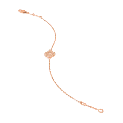 [⭐⭐JeweliWhal]KLEEBLATT EINZELBLUMEN-ARMBAND