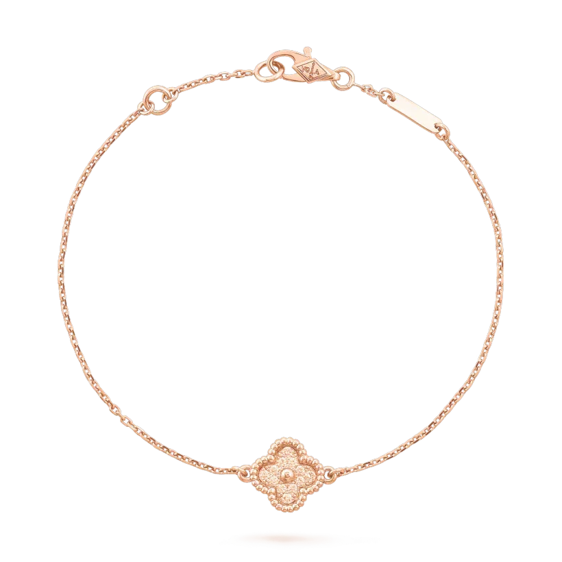 [⭐⭐JeweliWhal]KLEEBLATT EINZELBLUMEN-ARMBAND