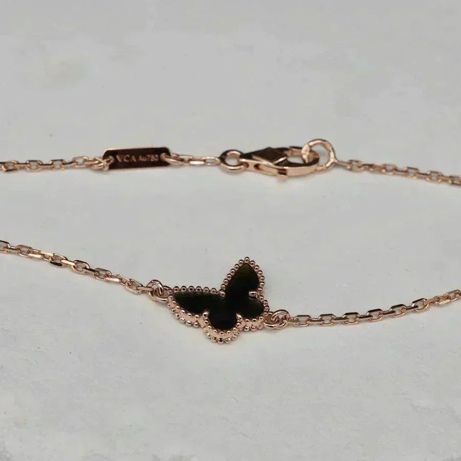 [⭐⭐JeweliWhal]BUTTERFLY ONYX  BUTTERFLY BRACELET