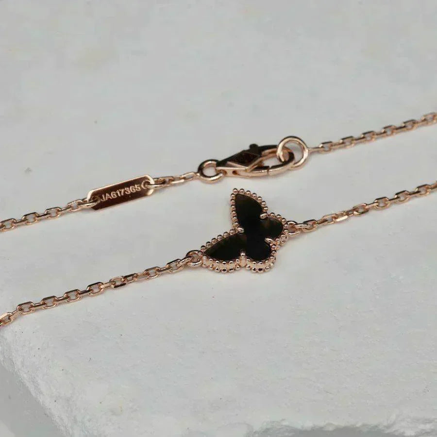 [⭐⭐JeweliWhal]BUTTERFLY ONYX  BUTTERFLY BRACELET