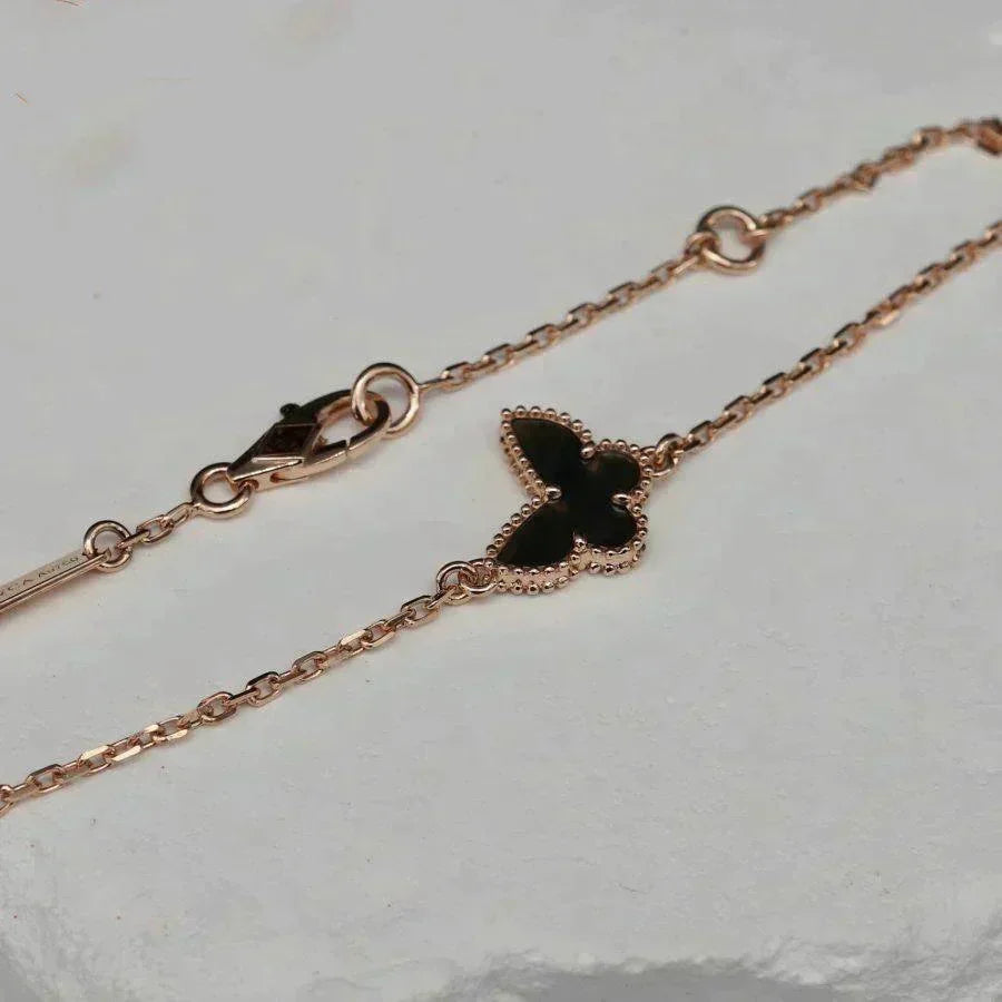 [⭐⭐JeweliWhal]BUTTERFLY ONYX  BUTTERFLY BRACELET