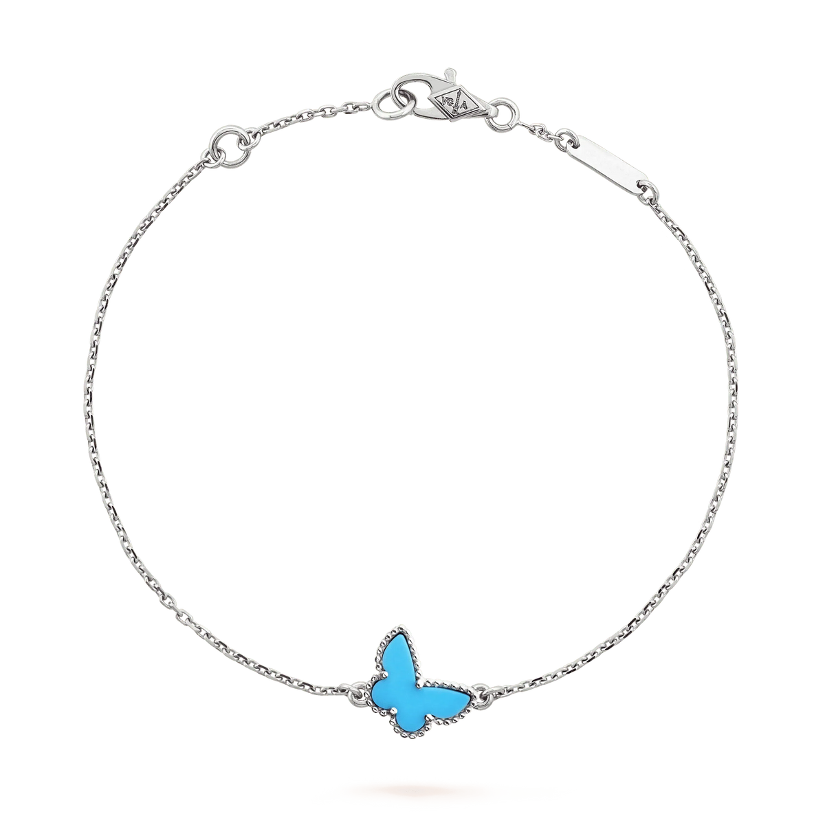 [⭐⭐JeweliWhal]SCHMETTERLING TÜRKIS SCHMETTERLING ARMBAND SILBER