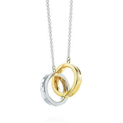 [JeweliWhal]INTERLOCKING CIRCLES PENDANT SMALL NECKLACE