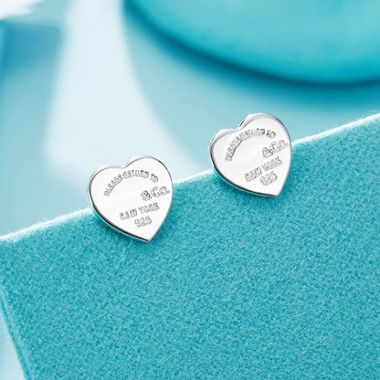 [JeweliWhal]RETURN TO TIF LOVE SILVER EARRINGS