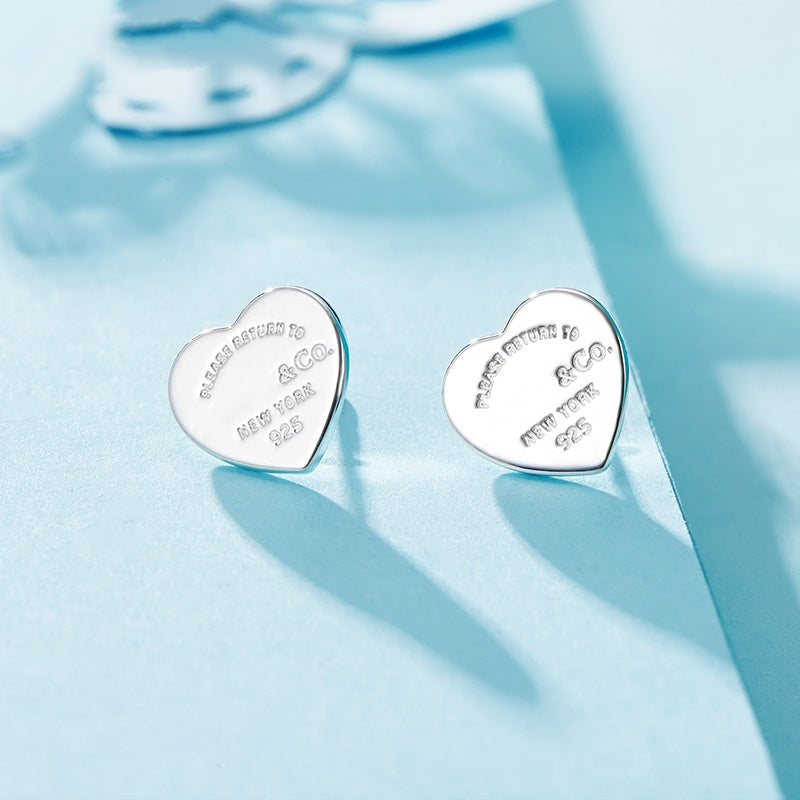 [JeweliWhal]RETURN TO TIF LOVE SILVER EARRINGS