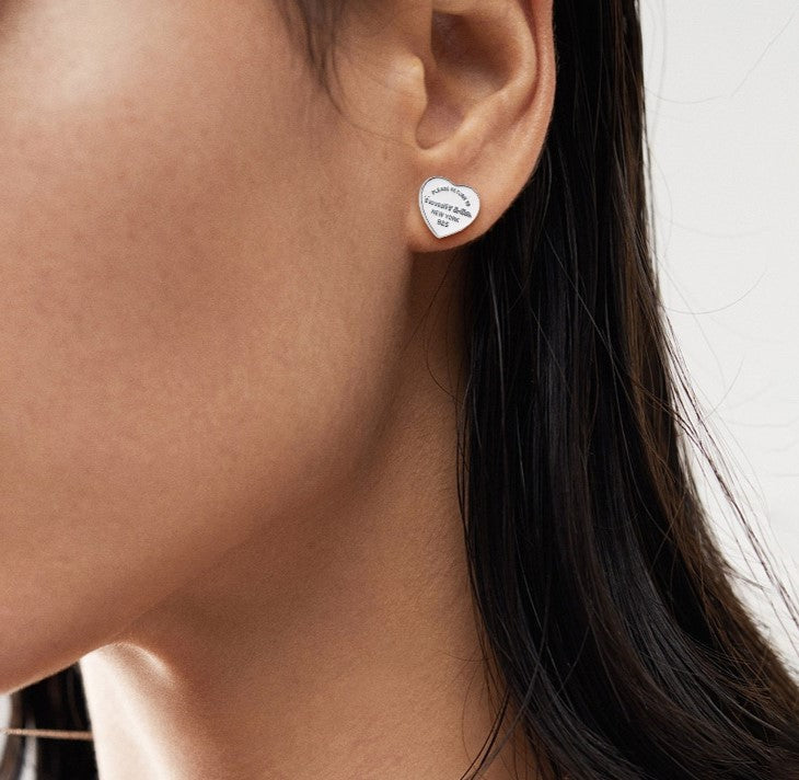 [JeweliWhal]RETURN TO TIF LOVE SILVER EARRINGS