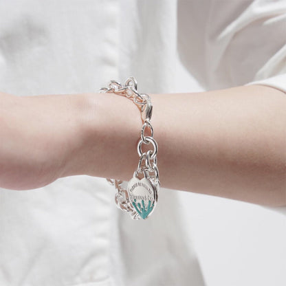 [JeweliWhal]LOVE HEART RETURN TO TIF SILVER BRACELET