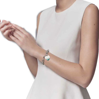 [JeweliWhal]LOVE HEART RETURN TO TIF SILVER BRACELET