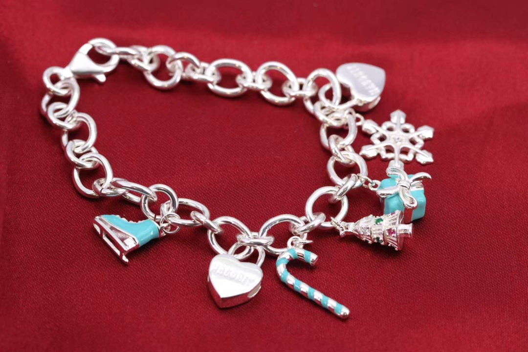 [JeweliWhal]CHRISTMAS SILVER BRACELET
