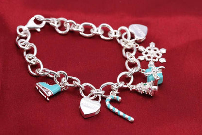 [JeweliWhal]CHRISTMAS SILVER BRACELET