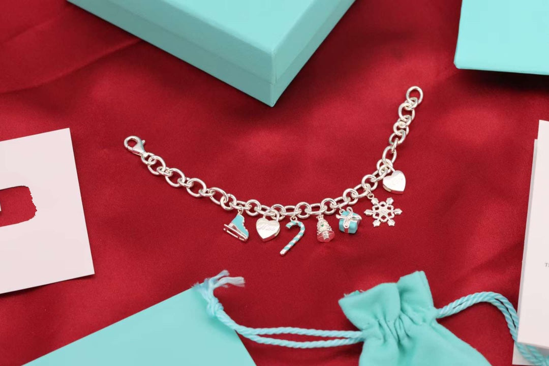 [JeweliWhal]CHRISTMAS SILVER BRACELET