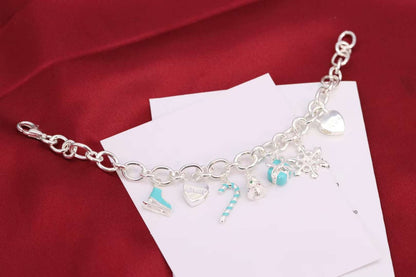 [JeweliWhal]CHRISTMAS SILVER BRACELET