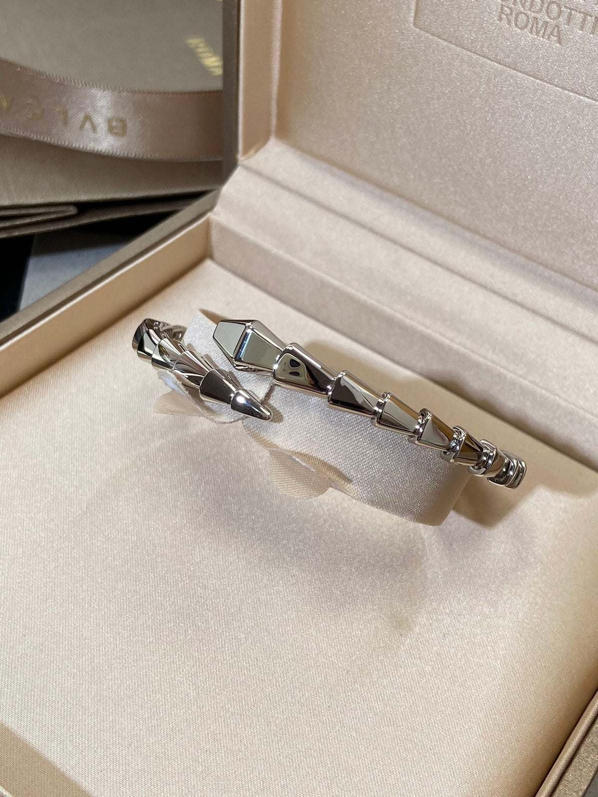 [⭐⭐JeweliWhal]SERPENTI VIPER SILVER BRACELET