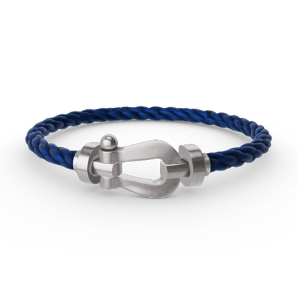 [⭐⭐JeweliWhal]FORCE GROSSES HUFEISEN ARMBAND OHNE DIAMANT SILBER