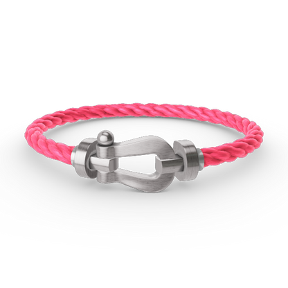[⭐⭐JeweliWhal]FORCE GROSSES HUFEISEN ARMBAND OHNE DIAMANT SILBER