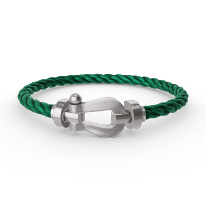 [⭐⭐JeweliWhal]FORCE GROSSES HUFEISEN ARMBAND OHNE DIAMANT SILBER