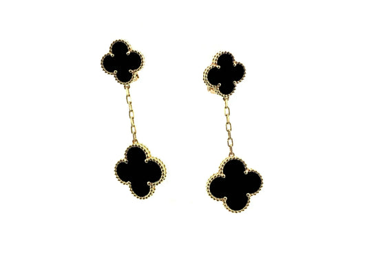 [⭐⭐JeweliWhal]CLOVER 2 MOTIVE OHRRINGE (MEHRERE AUSWAHLMÖGLICHKEITEN)