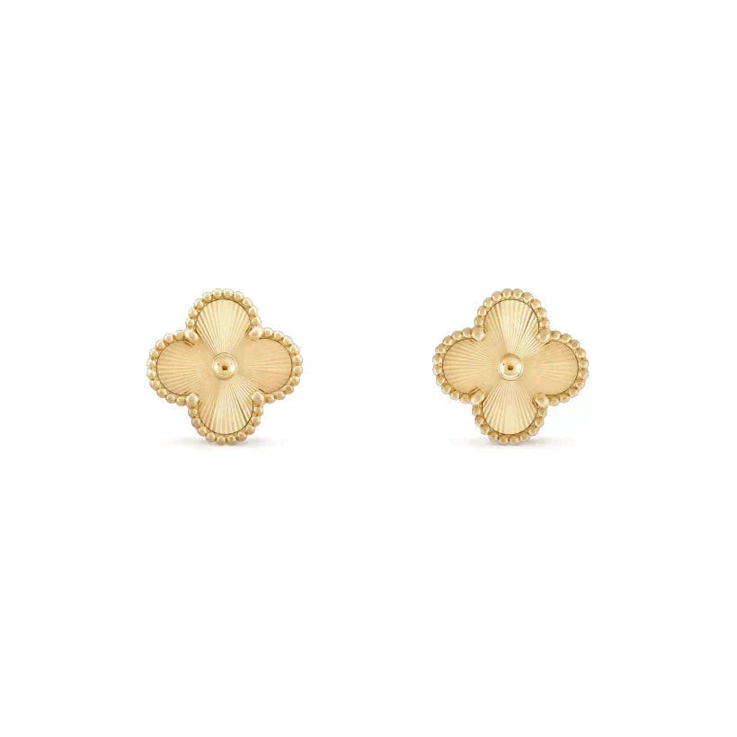 [⭐⭐JeweliWhal]CLOVER MEDIUM 1 MOTIFS LASER EARRINGS