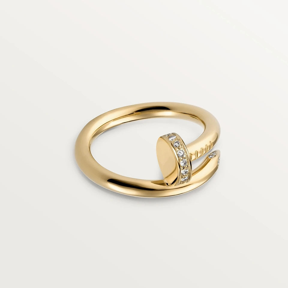 [⭐⭐JeweliWhal]JUSTE RING 2,65 MM GOLD DIAMANT