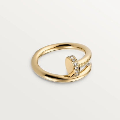[⭐⭐JeweliWhal]JUSTE RING 2,65 MM GOLD DIAMANT