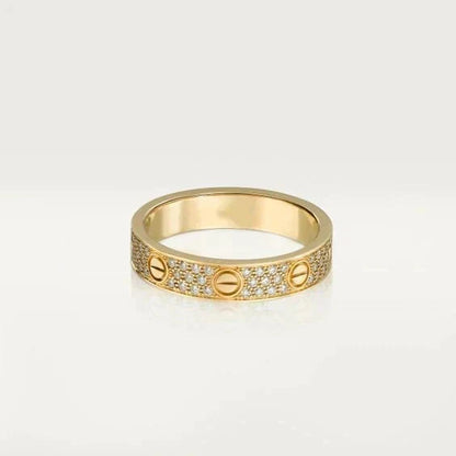 [⭐⭐JeweliWhal]LOVE RING 3.6MM DIAMOND PAVED