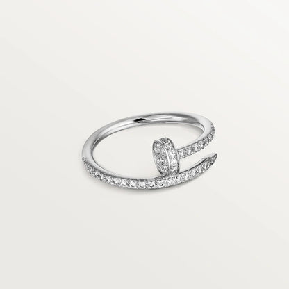 [⭐⭐JeweliWhal]JUSTE RING 1.8MM SILVER DIAMONDS