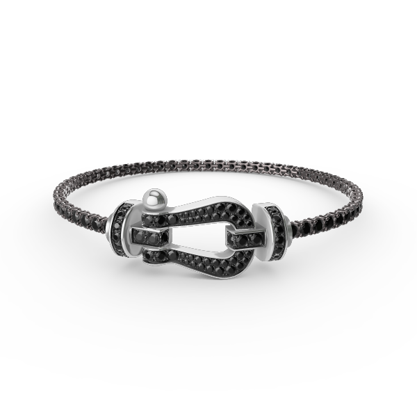[⭐⭐JeweliWhal]FORCE GROSSES HUFEISEN VOLLBESETZTES DIAMANT-TENNISARMBAND